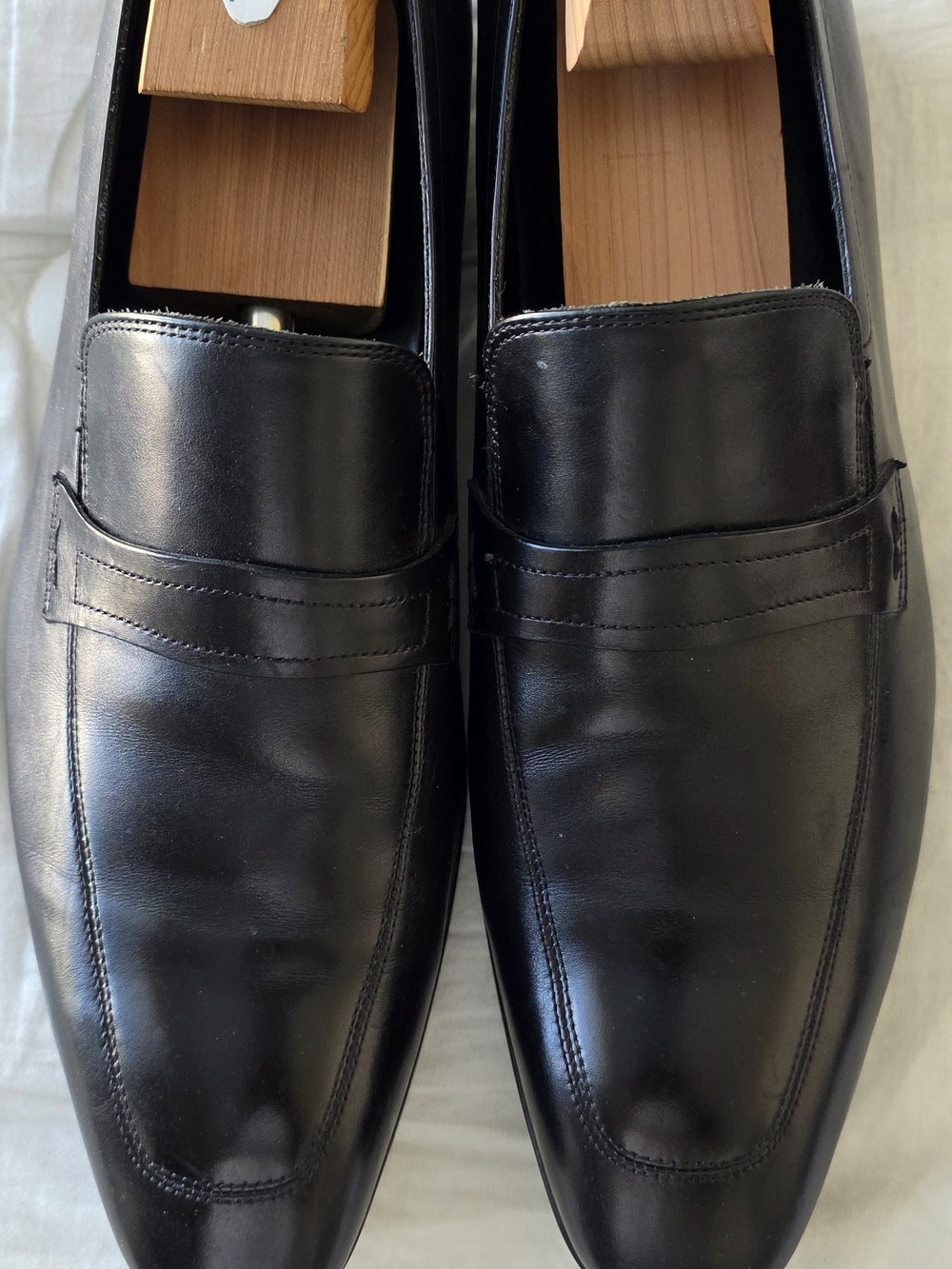Hugo Boss Black Leather Men’s Loafers